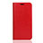 Funda de Cuero Cartera con Soporte Carcasa L01 para Huawei Honor Play 8 Rojo