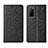 Funda de Cuero Cartera con Soporte Carcasa L01 para Huawei Honor Play4 5G Negro