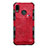 Funda de Cuero Cartera con Soporte Carcasa L01 para Huawei Nova 3e Rojo