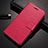 Funda de Cuero Cartera con Soporte Carcasa L01 para Huawei Nova 5z Rosa Roja