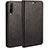 Funda de Cuero Cartera con Soporte Carcasa L01 para Huawei P Smart Pro (2019) Negro