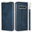 Funda de Cuero Cartera con Soporte Carcasa L01 para LG V60 ThinQ 5G Azul