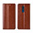 Funda de Cuero Cartera con Soporte Carcasa L01 para Nokia C3 Marron Claro