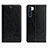 Funda de Cuero Cartera con Soporte Carcasa L01 para Oppo A91 Negro