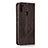 Funda de Cuero Cartera con Soporte Carcasa L01 para Samsung Galaxy A11 Marron