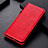 Funda de Cuero Cartera con Soporte Carcasa L01 para Samsung Galaxy M31s Rojo