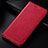 Funda de Cuero Cartera con Soporte Carcasa L01 para Samsung Galaxy Note 10 Lite Rojo