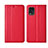 Funda de Cuero Cartera con Soporte Carcasa L01 para Xiaomi Mi 10 Lite Rojo