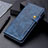 Funda de Cuero Cartera con Soporte Carcasa L01 para Xiaomi POCO C31 Azul