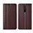 Funda de Cuero Cartera con Soporte Carcasa L01 para Xiaomi Poco X2 Marron