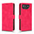 Funda de Cuero Cartera con Soporte Carcasa L01Z para Asus ROG Phone 7 Rosa Roja