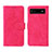 Funda de Cuero Cartera con Soporte Carcasa L01Z para Google Pixel 6a 5G Rosa Roja