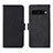 Funda de Cuero Cartera con Soporte Carcasa L01Z para Google Pixel 7 Pro 5G Negro