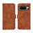 Funda de Cuero Cartera con Soporte Carcasa L01Z para Google Pixel 8 Pro 5G Marron