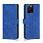 Funda de Cuero Cartera con Soporte Carcasa L01Z para Huawei Enjoy 50z Azul