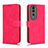 Funda de Cuero Cartera con Soporte Carcasa L01Z para Huawei Honor 80 Pro 5G Rosa Roja