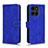 Funda de Cuero Cartera con Soporte Carcasa L01Z para Huawei Honor X6a Azul