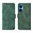 Funda de Cuero Cartera con Soporte Carcasa L01Z para Huawei Honor X7 Verde