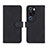 Funda de Cuero Cartera con Soporte Carcasa L01Z para Huawei P60 Art Negro