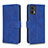 Funda de Cuero Cartera con Soporte Carcasa L01Z para Motorola Moto Edge 30 Lite 5G Azul