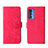 Funda de Cuero Cartera con Soporte Carcasa L01Z para Motorola Moto Edge S Pro 5G Rosa Roja