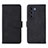 Funda de Cuero Cartera con Soporte Carcasa L01Z para Motorola Moto Edge S30 5G Negro