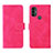 Funda de Cuero Cartera con Soporte Carcasa L01Z para Motorola Moto G Power (2022) Rosa Roja