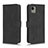 Funda de Cuero Cartera con Soporte Carcasa L01Z para Nokia C110 Negro