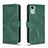 Funda de Cuero Cartera con Soporte Carcasa L01Z para Nokia C12 Verde