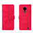 Funda de Cuero Cartera con Soporte Carcasa L01Z para Nokia C30 Rosa Roja