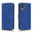 Funda de Cuero Cartera con Soporte Carcasa L01Z para Nokia C32 Azul