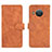 Funda de Cuero Cartera con Soporte Carcasa L01Z para Nokia X10 Marron