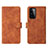 Funda de Cuero Cartera con Soporte Carcasa L01Z para OnePlus 9 Pro 5G Marron