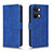 Funda de Cuero Cartera con Soporte Carcasa L01Z para OnePlus Ace 2V 5G Azul