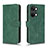 Funda de Cuero Cartera con Soporte Carcasa L01Z para OnePlus Ace 2V 5G Verde