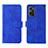 Funda de Cuero Cartera con Soporte Carcasa L01Z para Oppo A96 4G Azul