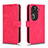 Funda de Cuero Cartera con Soporte Carcasa L01Z para Oppo Reno11 Pro 5G Rosa Roja