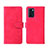 Funda de Cuero Cartera con Soporte Carcasa L01Z para Oppo Reno6 Z 5G Rosa Roja