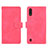 Funda de Cuero Cartera con Soporte Carcasa L01Z para Samsung Galaxy A01 SM-A015 Rosa Roja