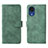 Funda de Cuero Cartera con Soporte Carcasa L01Z para Samsung Galaxy A03 Core Verde