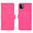Funda de Cuero Cartera con Soporte Carcasa L01Z para Samsung Galaxy A22 5G Rosa Roja