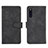 Funda de Cuero Cartera con Soporte Carcasa L01Z para Samsung Galaxy A41 SC-41A Negro