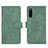 Funda de Cuero Cartera con Soporte Carcasa L01Z para Samsung Galaxy A41 SC-41A Verde