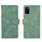 Funda de Cuero Cartera con Soporte Carcasa L01Z para Samsung Galaxy A41 Verde