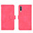 Funda de Cuero Cartera con Soporte Carcasa L01Z para Samsung Galaxy A50 Rosa Roja