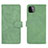 Funda de Cuero Cartera con Soporte Carcasa L01Z para Samsung Galaxy F42 5G Verde