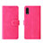 Funda de Cuero Cartera con Soporte Carcasa L01Z para Samsung Galaxy M02 Rosa Roja