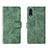 Funda de Cuero Cartera con Soporte Carcasa L01Z para Samsung Galaxy M02 Verde