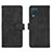 Funda de Cuero Cartera con Soporte Carcasa L01Z para Samsung Galaxy M12 Negro