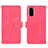 Funda de Cuero Cartera con Soporte Carcasa L01Z para Samsung Galaxy S20 FE 5G Rosa Roja